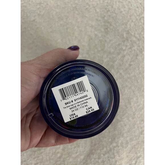 Starbucks 2023 Floral & Leaves Cold Cup Tumbler, 24oz, NEW - Picture 3 of 4